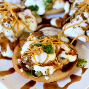 Papri chat at Lazeez Indian Cuisine, Calgary NE