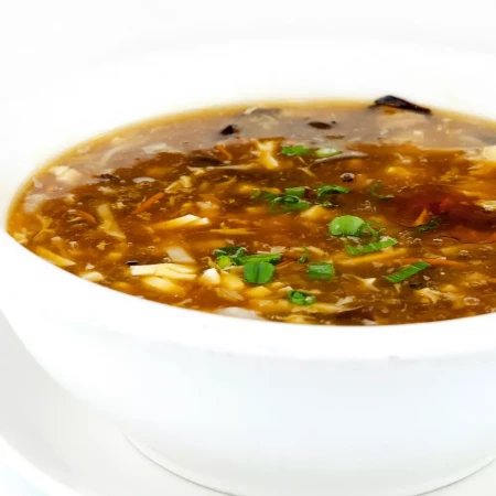 Indian Chinese soups Calgary - hot sour corn soup Indo Chinese restaurant